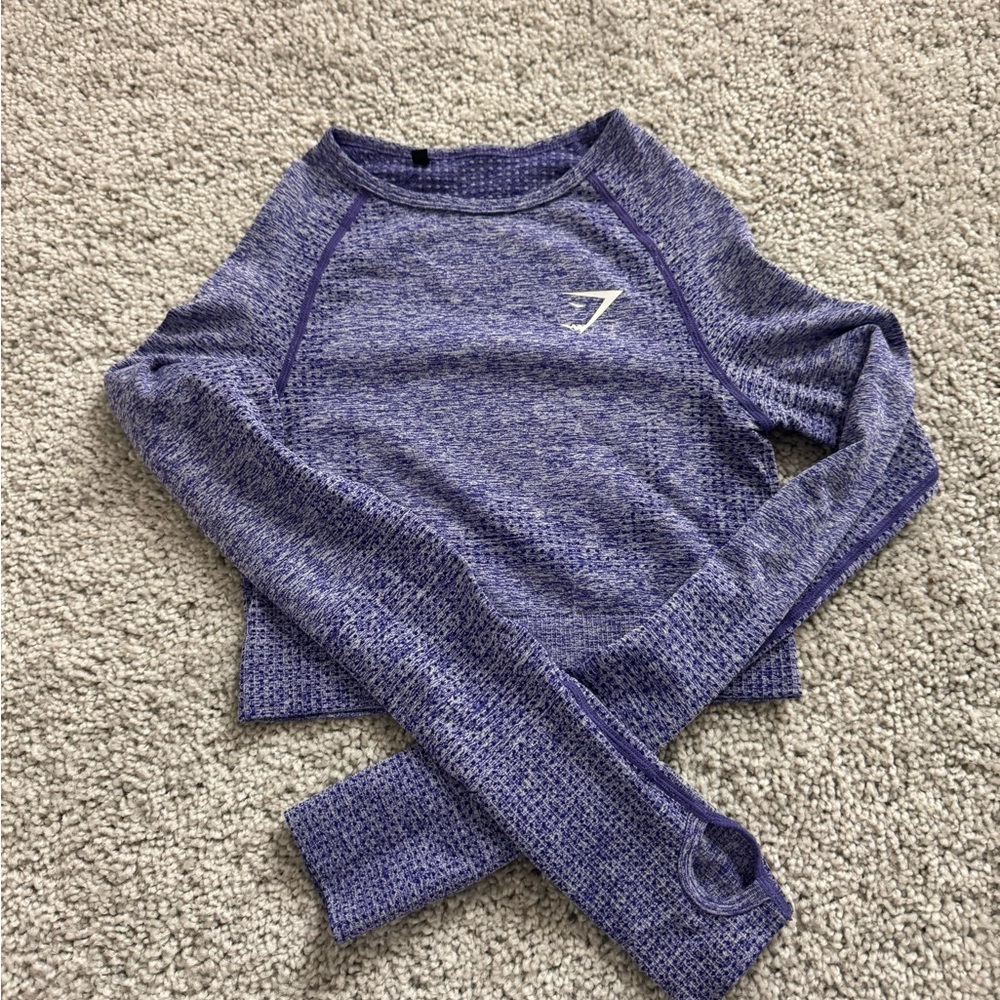 Gymshark Purple Long Sleeve Top